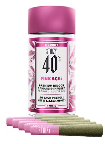 Stiiizy Pink Acai 40's Multi Pack Joints