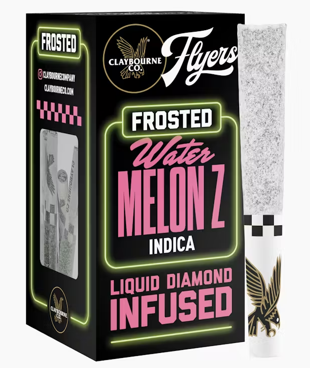 Claybourne Co. Watermelon Z Frosted Flyers Infused Joints x 5 Multi Pack